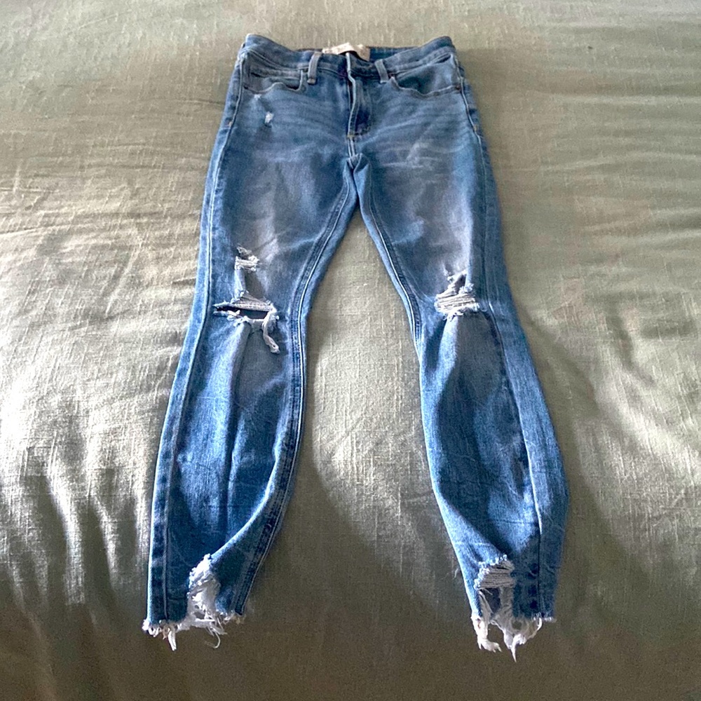 Abercrombie & Fitch Ankle Jean High Rise